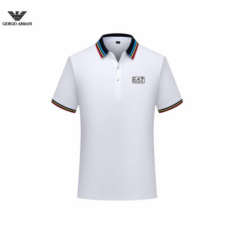 Wholesale Cheap Armani Short Sleeve Lapel T Shirts for Sale