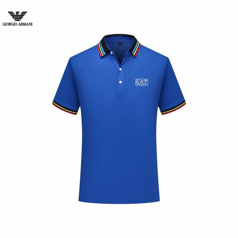 Wholesale Cheap Armani Short Sleeve Lapel T Shirts for Sale
