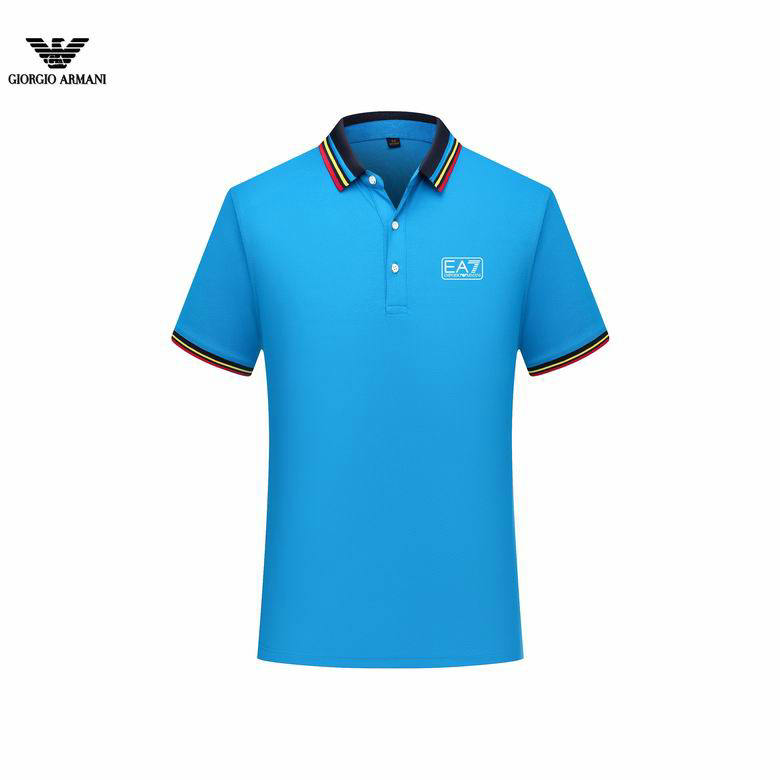 Wholesale Cheap Armani Short Sleeve Lapel T Shirts for Sale