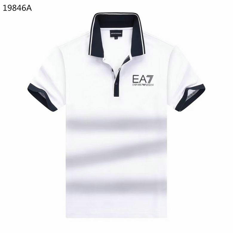 Wholesale Cheap Armani Short Sleeve Lapel T Shirts for Sale