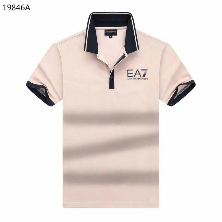 Wholesale Cheap Armani Short Sleeve Lapel T Shirts for Sale