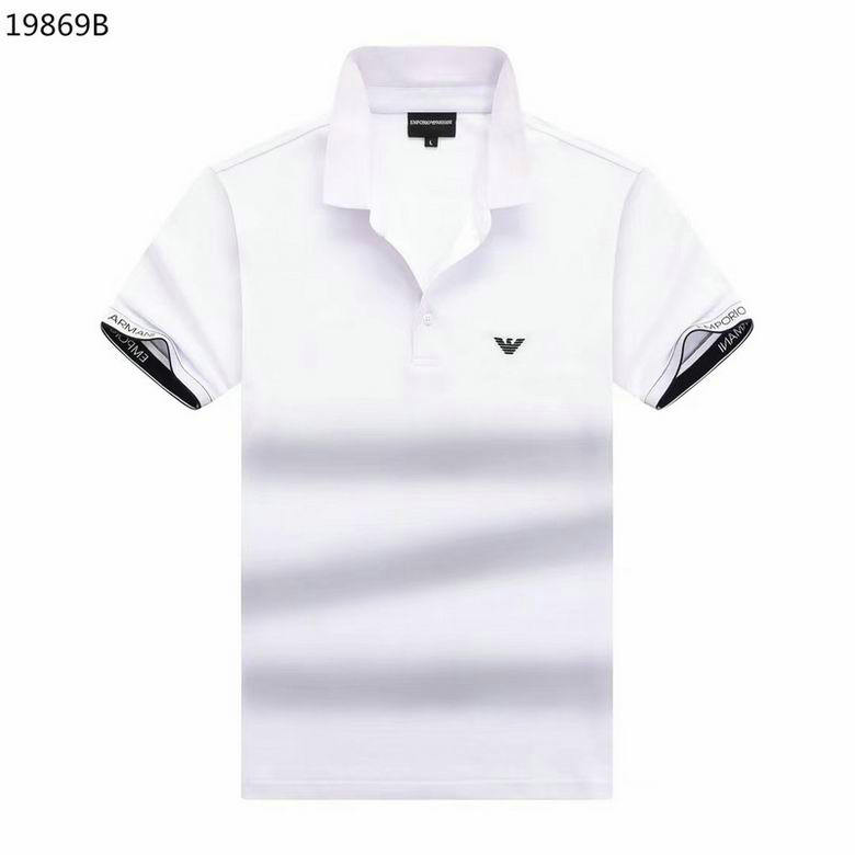 Wholesale Cheap Armani Short Sleeve Lapel T Shirts for Sale