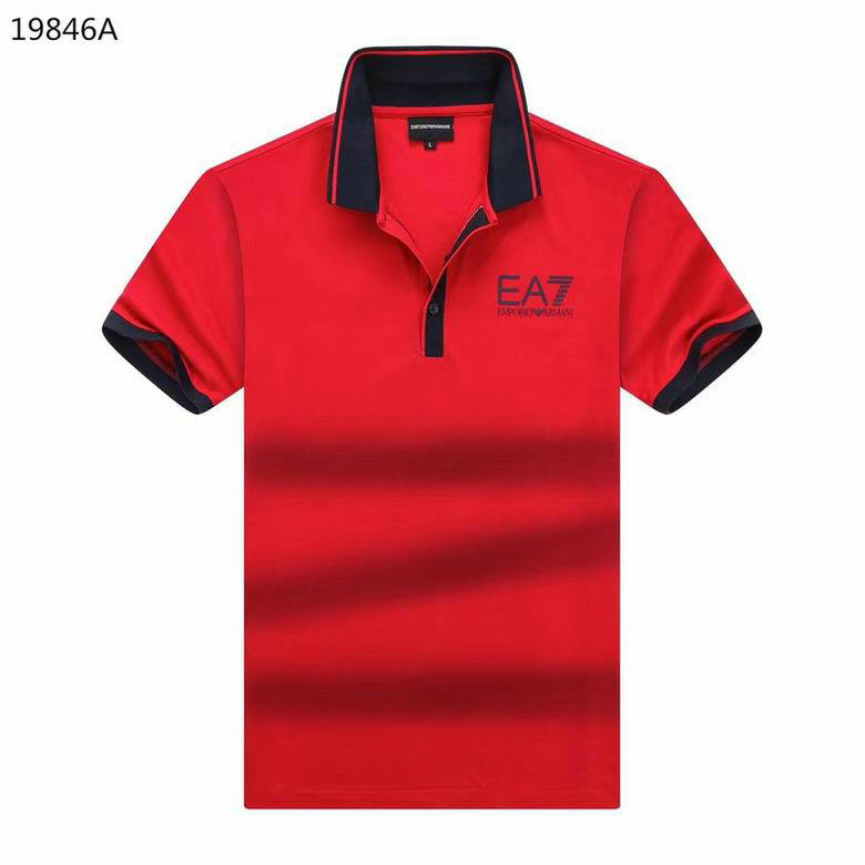 Wholesale Cheap Armani Short Sleeve Lapel T Shirts for Sale