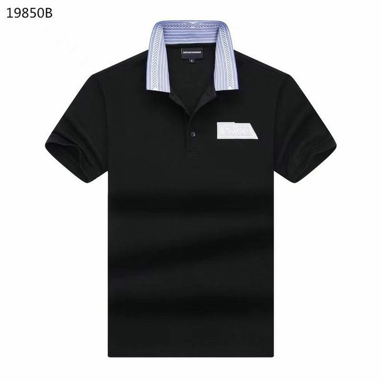 Wholesale Cheap Armani Short Sleeve Lapel T Shirts for Sale