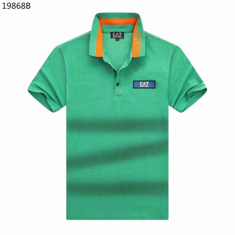 Wholesale Cheap Armani Short Sleeve Lapel T Shirts for Sale