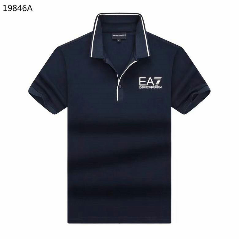 Wholesale Cheap Armani Short Sleeve Lapel T Shirts for Sale