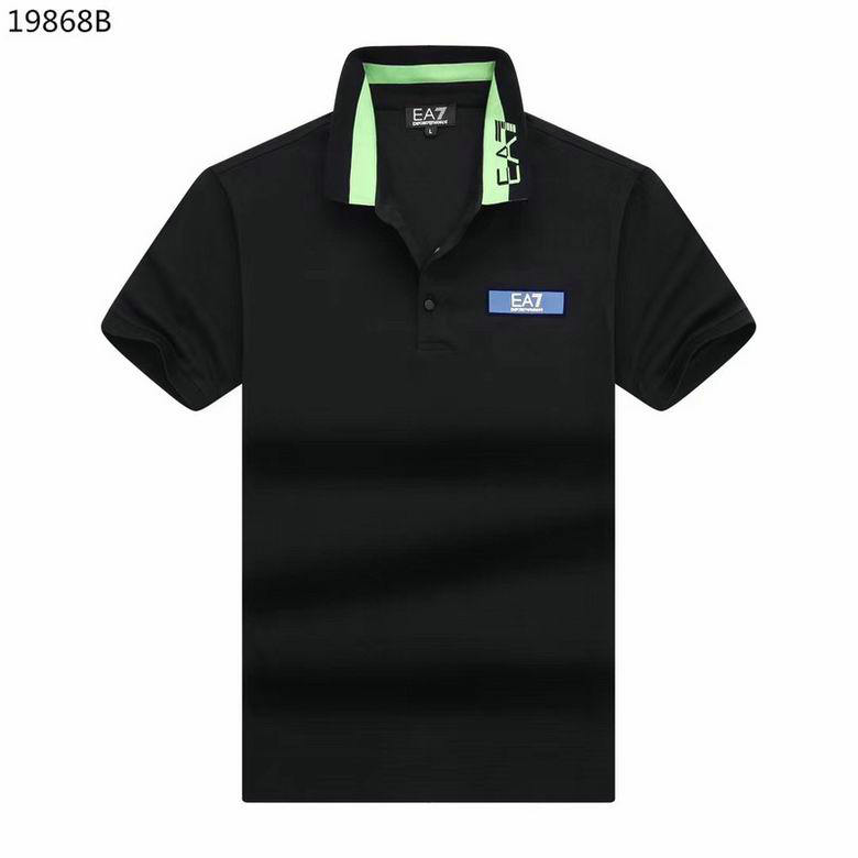 Wholesale Cheap Armani Short Sleeve Lapel T Shirts for Sale