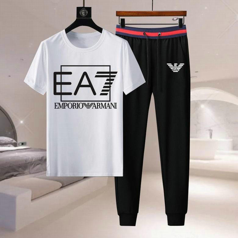 Wholesale Cheap Armani Short Sleeve Tracksuits for Sale