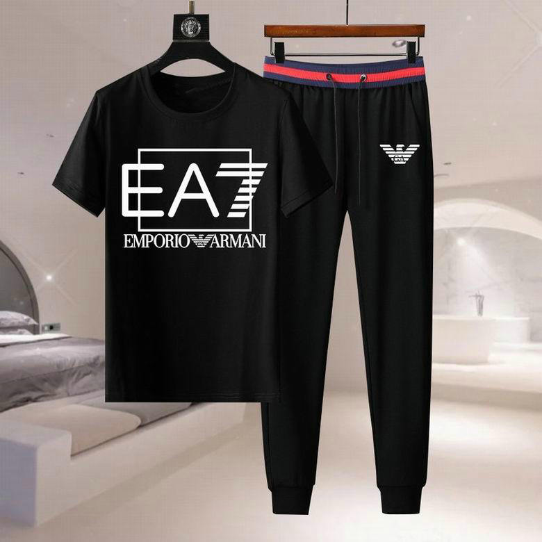 Wholesale Cheap Armani Short Sleeve Tracksuits for Sale