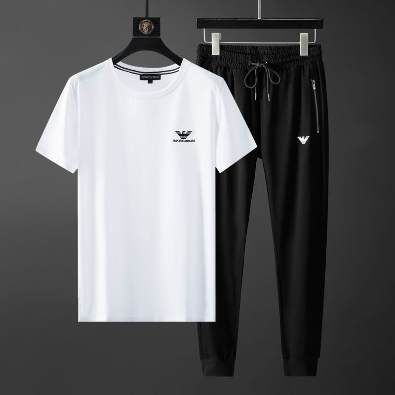 Wholesale Cheap A.rmani Short Sleeve Replica Designer Tracksuits for Sale