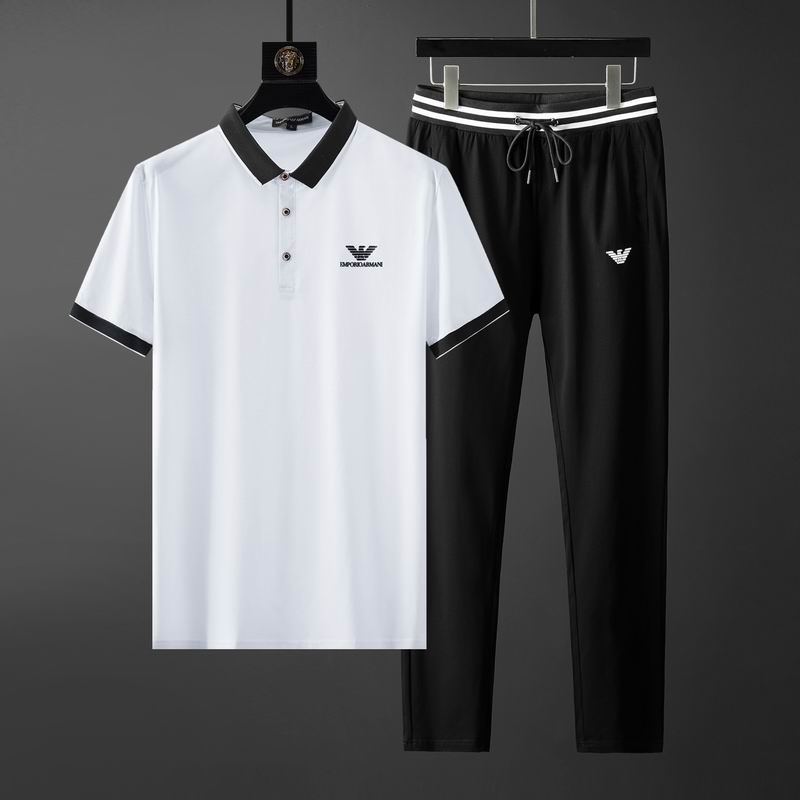 Wholesale Cheap A.rmani Short Sleeve Replica Designer Tracksuits for Sale