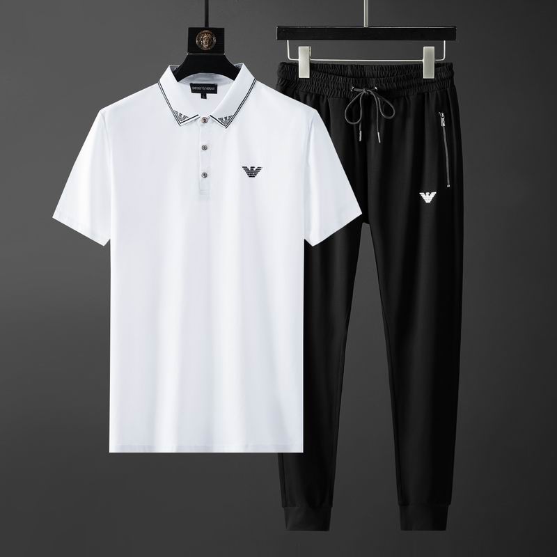 Wholesale Cheap A.rmani Short Sleeve Replica Designer Tracksuits for Sale