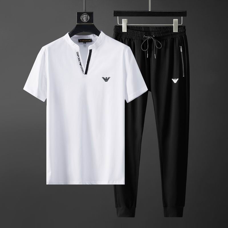 Wholesale Cheap A.rmani Short Sleeve Replica Designer Tracksuits for Sale