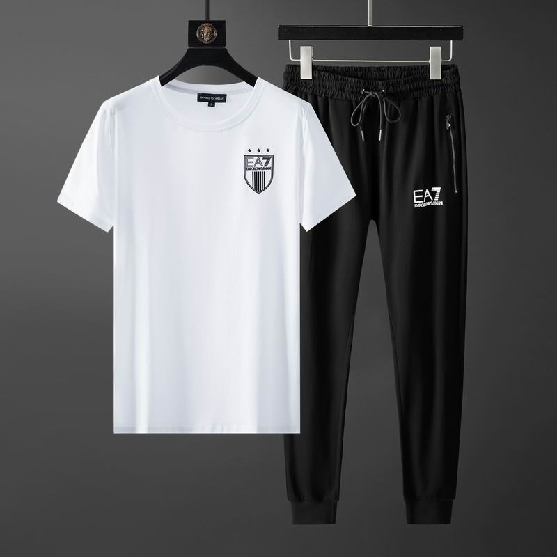 Wholesale Cheap A.rmani Short Sleeve Replica Designer Tracksuits for Sale