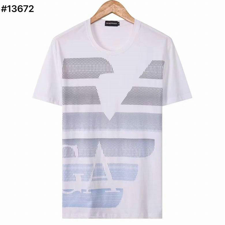 Wholesale Cheap A rmani Short Round Collar T Shirts for Sale