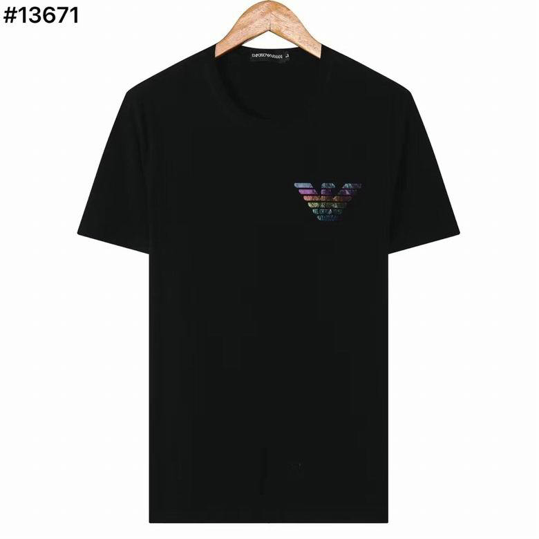 Wholesale Cheap A rmani Short Round Collar T Shirts for Sale