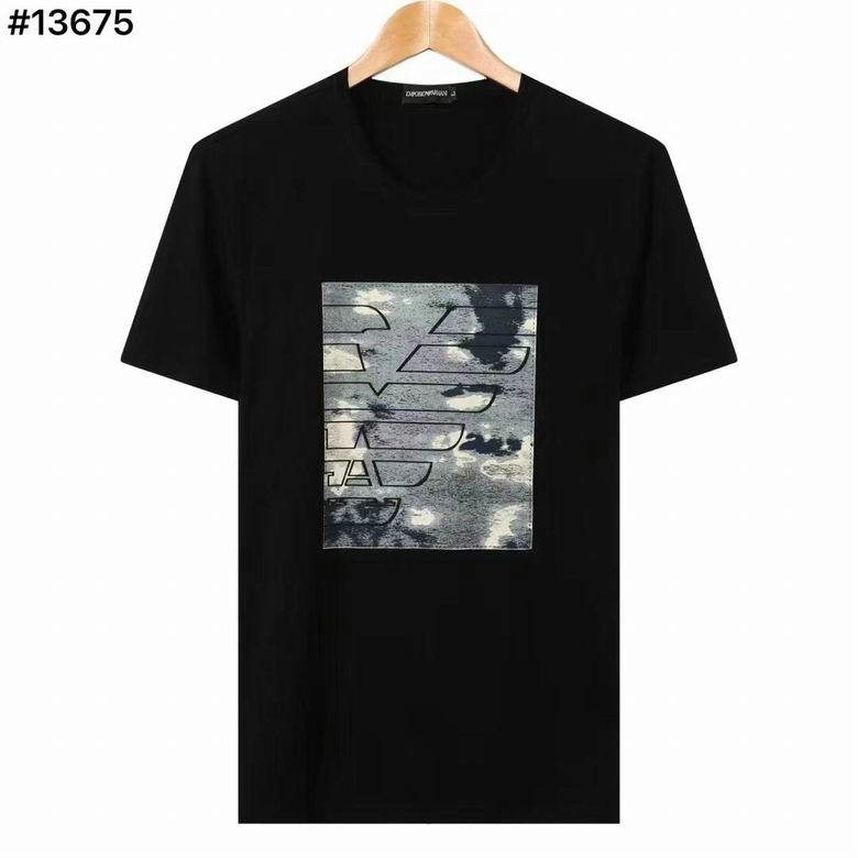 Wholesale Cheap A rmani Short Round Collar T Shirts for Sale