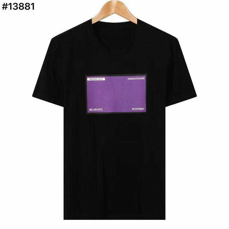 Wholesale Cheap A rmani Short Round Collar T Shirts for Sale