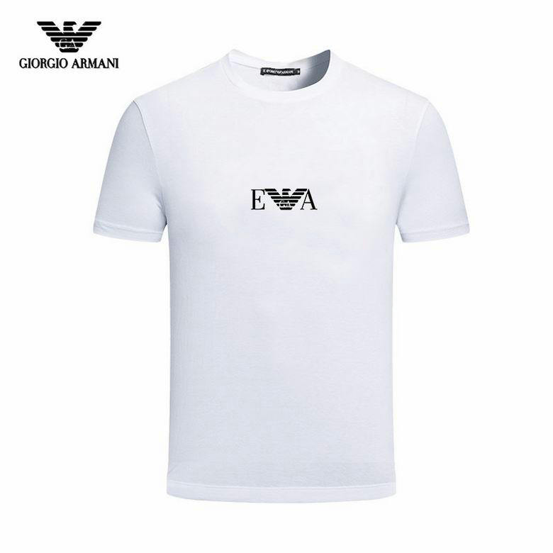 Wholesale Cheap A rmani Short Round Collar T Shirts for Sale