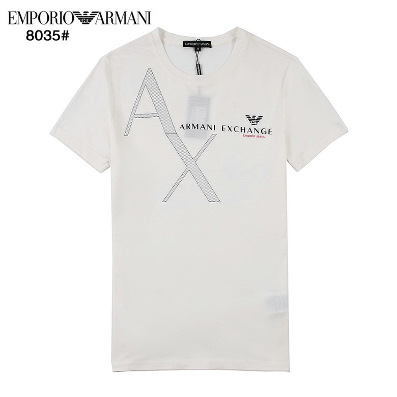 Wholesale Cheap A rmani Short Round Collar T Shirts for Sale