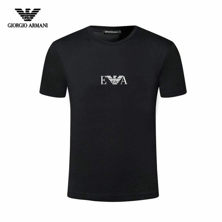 Wholesale Cheap A rmani Short Round Collar T Shirts for Sale