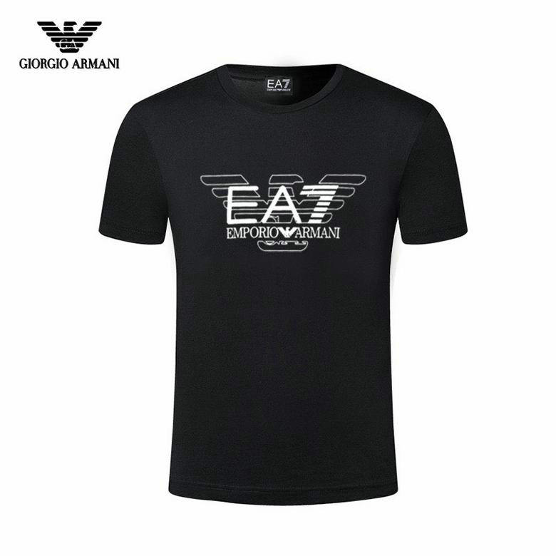 Wholesale Cheap A rmani Short Round Collar T Shirts for Sale