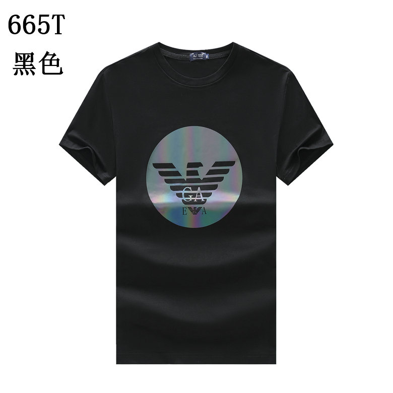 Wholesale Cheap A rmani Short Round Collar T Shirts for Sale
