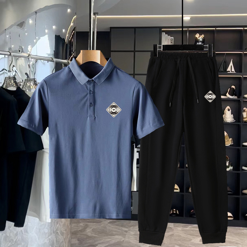 Wholesale Cheap A rmani Short Sleeve Replica Tracksuits for Sale