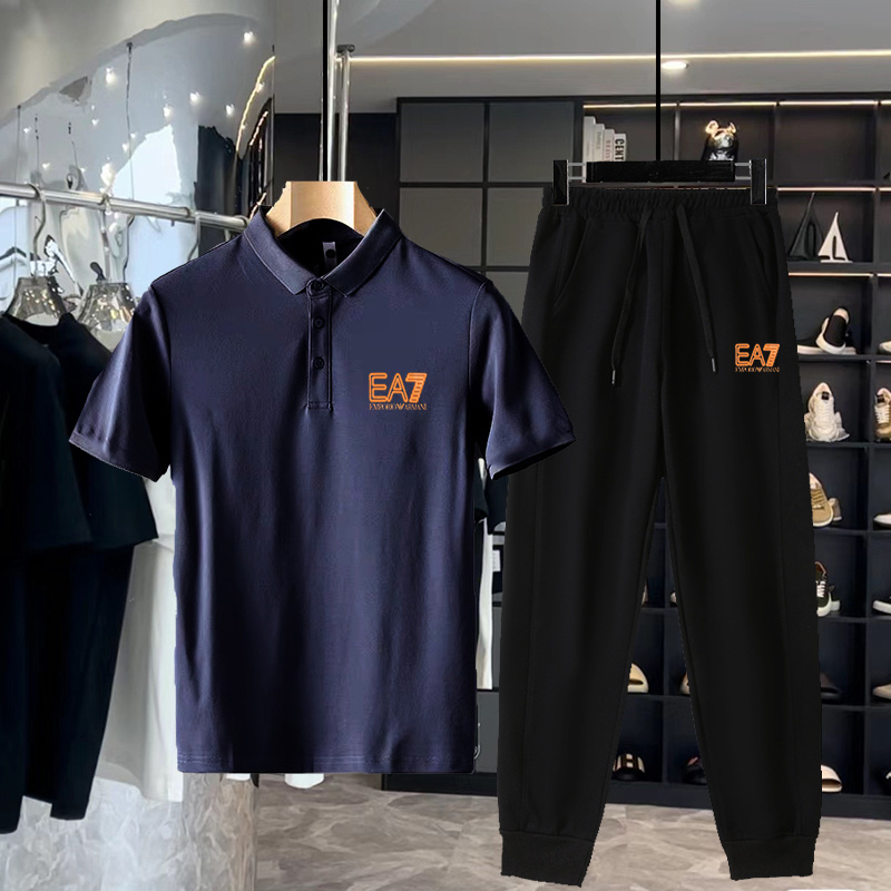 Wholesale Cheap A rmani Short Sleeve Replica Tracksuits for Sale