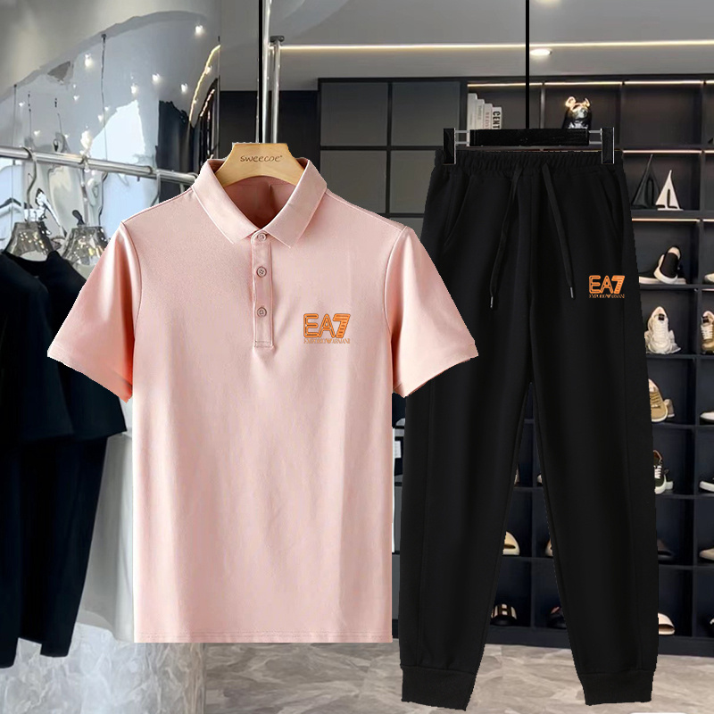 Wholesale Cheap A rmani Short Sleeve Replica Tracksuits for Sale