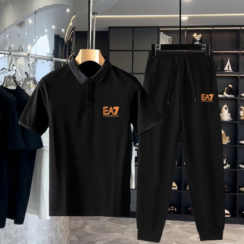 Wholesale Cheap A rmani Short Sleeve Replica Tracksuits for Sale