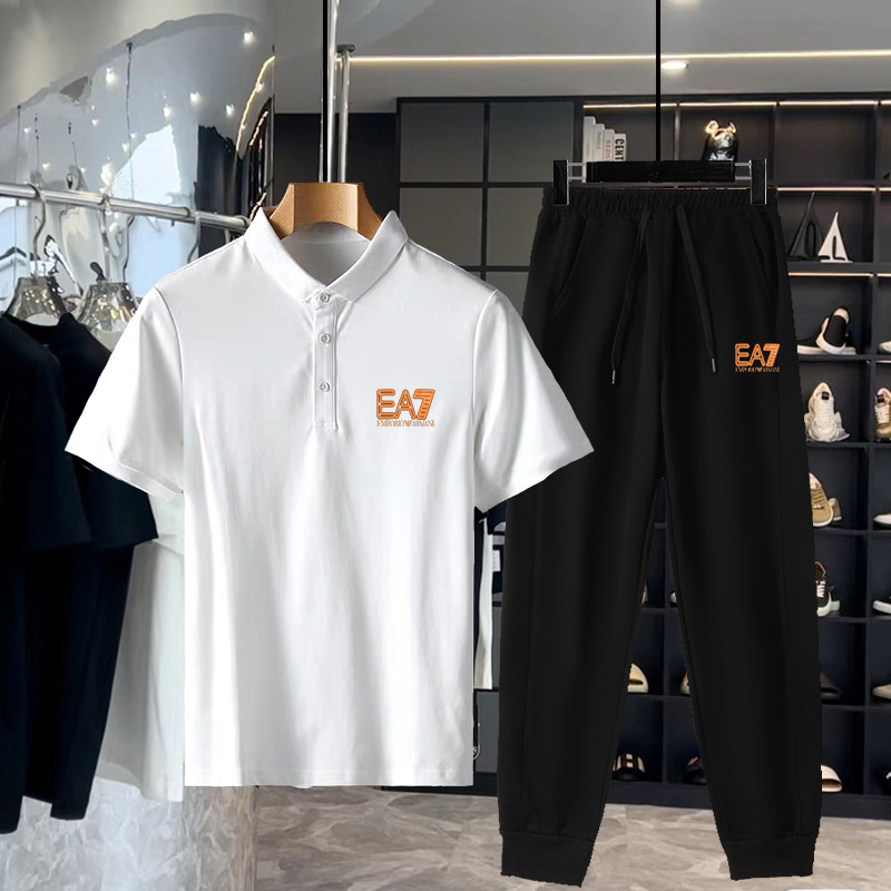 Wholesale Cheap A rmani Short Sleeve Replica Tracksuits for Sale