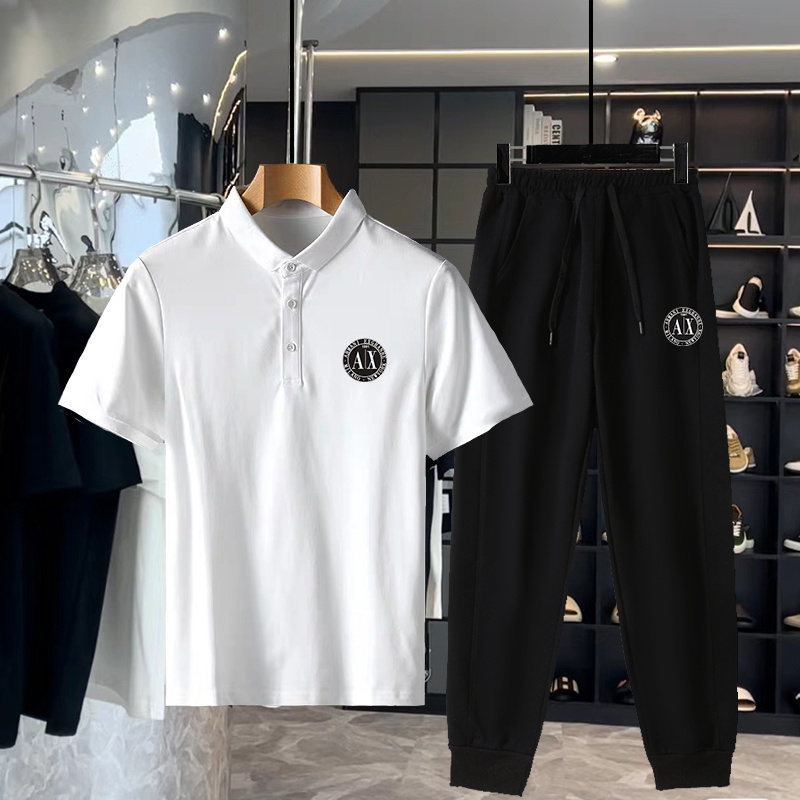 Wholesale Cheap A rmani Short Sleeve Replica Tracksuits for Sale