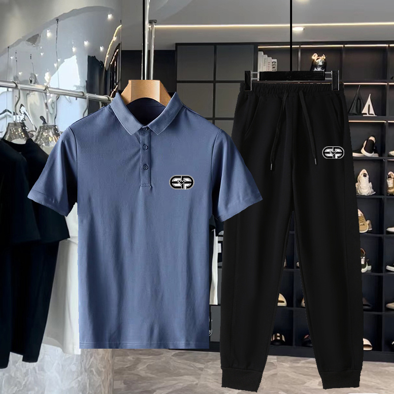 Wholesale Cheap A rmani Short Sleeve Replica Tracksuits for Sale