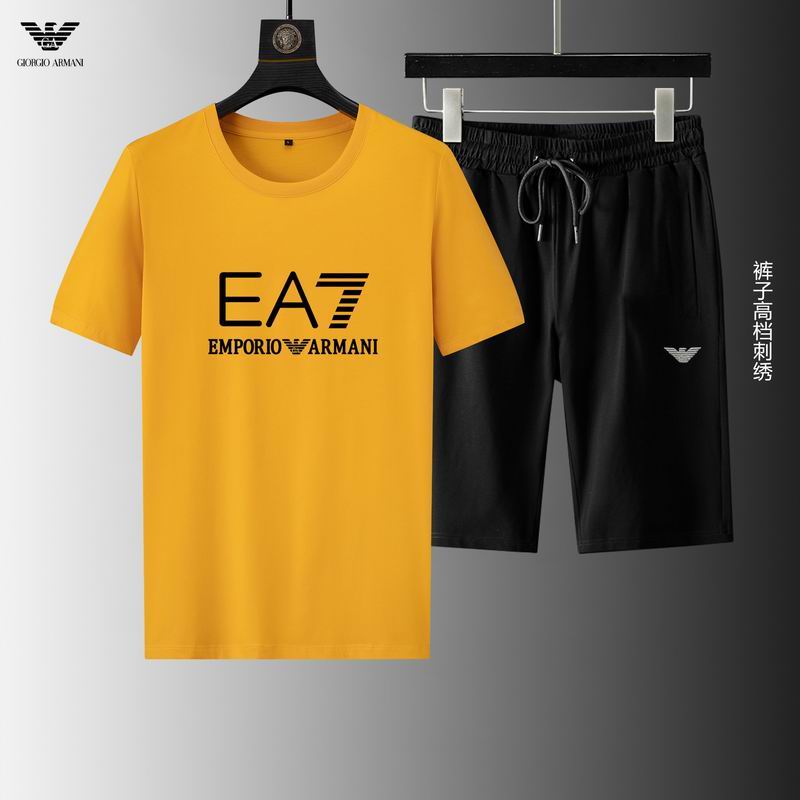 Wholesale Cheap A rmani Short Sleeve Replica Tracksuits for Sale