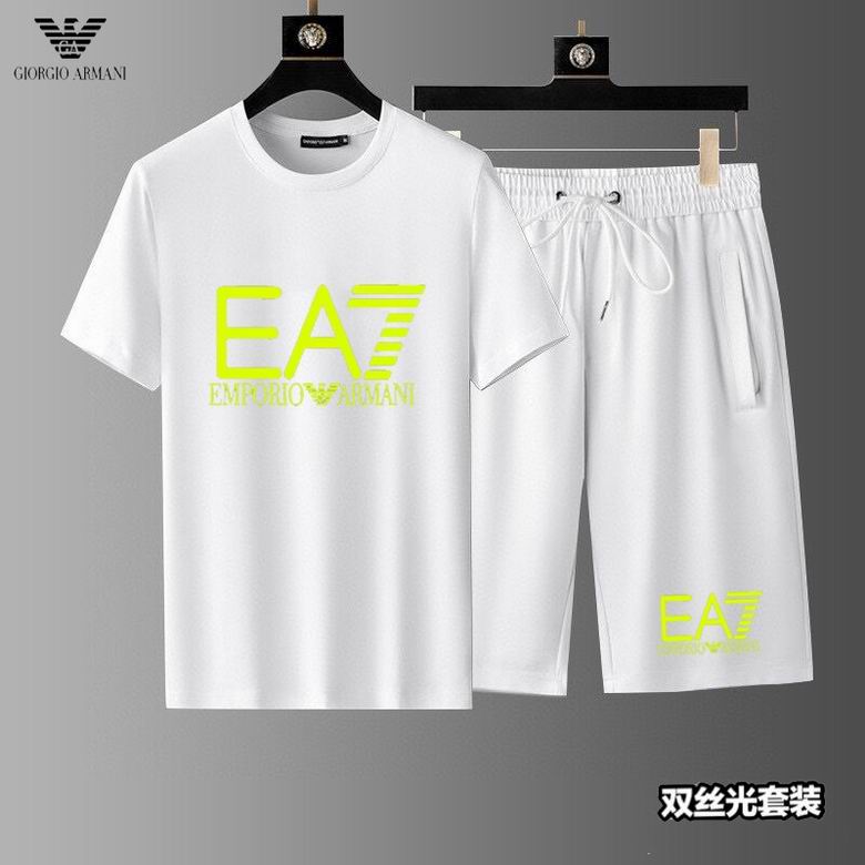 Wholesale Cheap A rmani Short Sleeve Replica Tracksuits for Sale