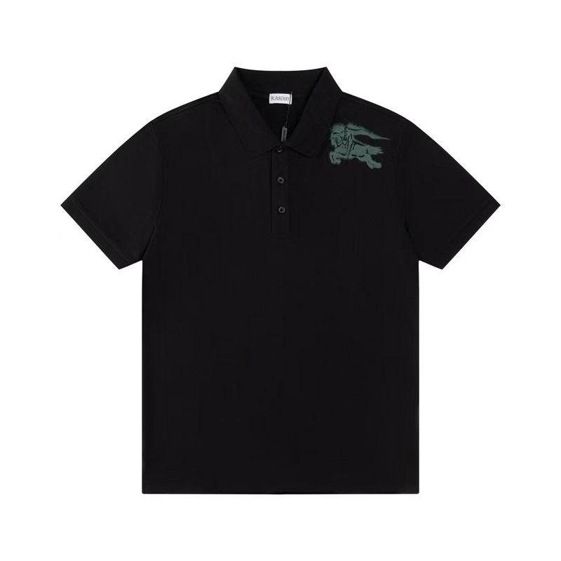 Wholesale Cheap B.urberry Short Sleeve Lapel Replica T Shirts for sale