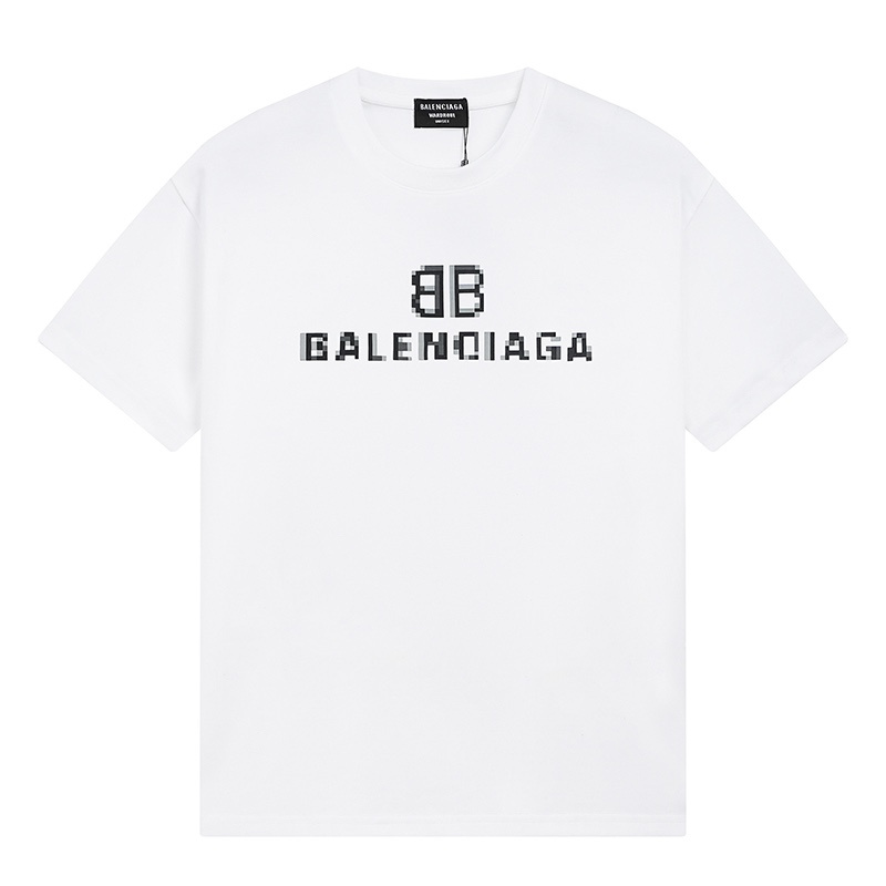 Wholesale High-quality Cheap B.alenciaga Short Sleeve Crew Neck T-Shirts for sale