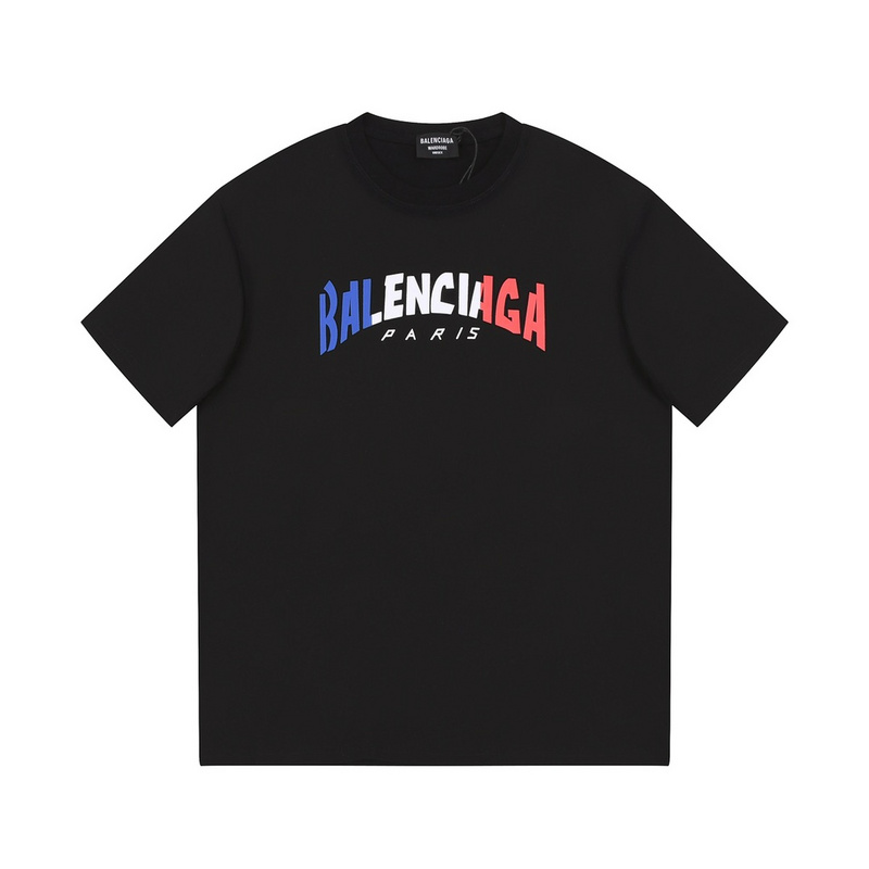 Wholesale High-quality Brands Casual T shirts B.alenciaga Short Sleeve Crew Neck Designer T-Shirts for sale