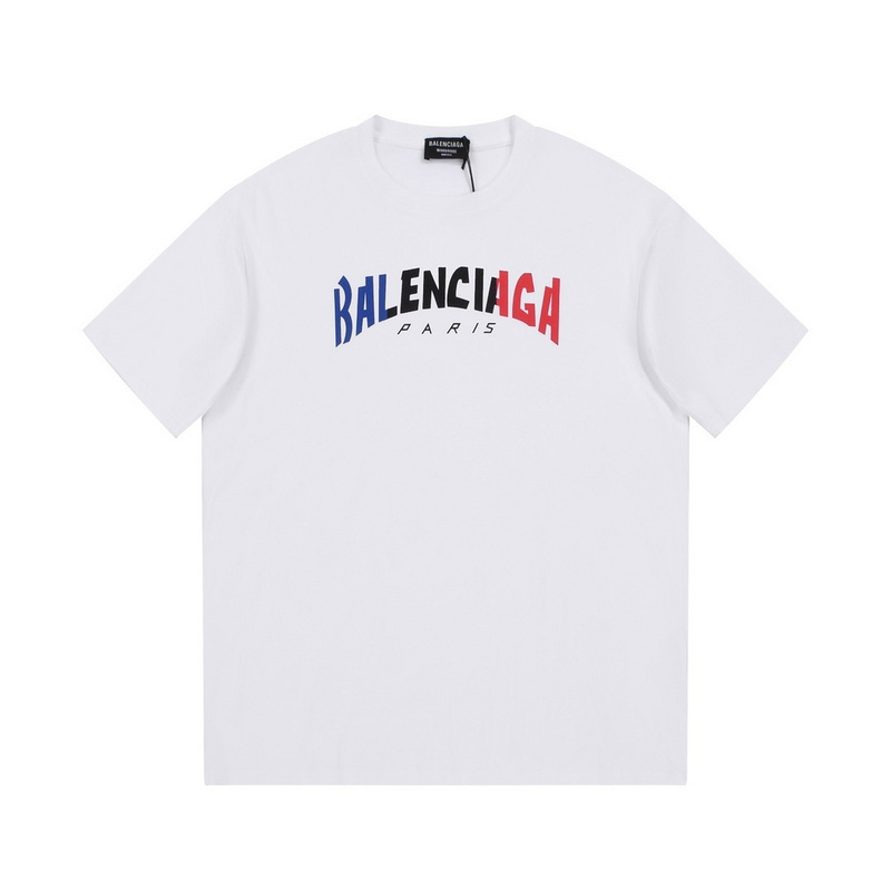 Wholesale High-quality Brands Casual T shirts B.alenciaga Short Sleeve Crew Neck Designer T-Shirts for sale