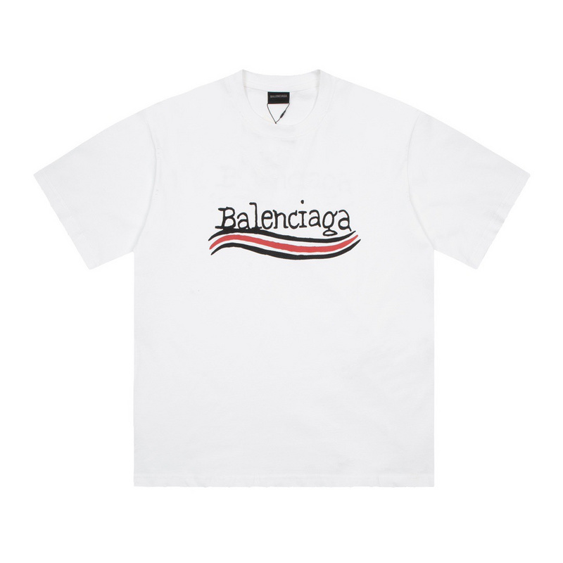 Wholesale High-quality Brands Casual T shirts B.alenciaga Short Sleeve Crew Neck Designer T-Shirts for sale