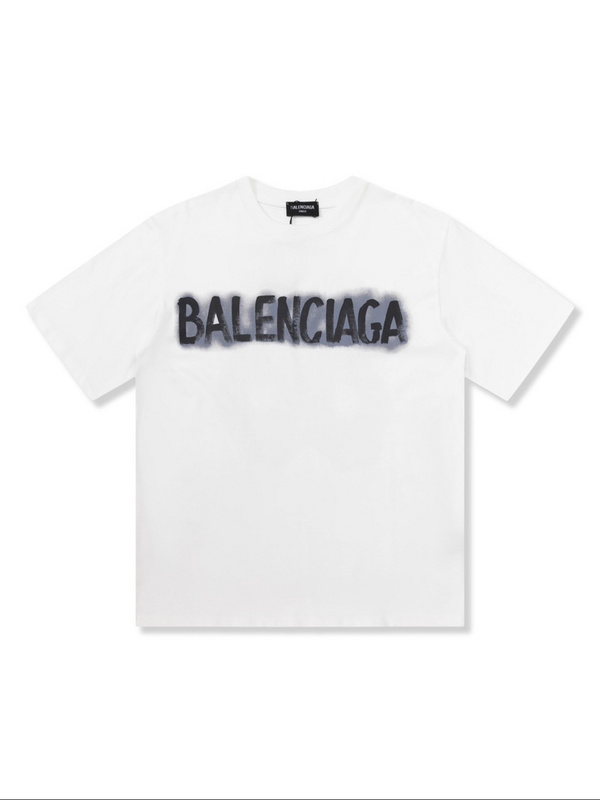 Wholesale High-quality Brands Casual T shirts B.alenciaga Short Sleeve Crew Neck Designer T-Shirts for sale