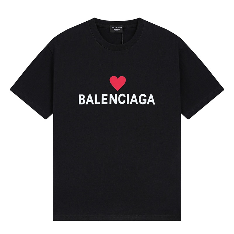 Wholesale High-quality Brands Casual T shirts B.alenciaga Short Sleeve Crew Neck Designer T-Shirts for sale