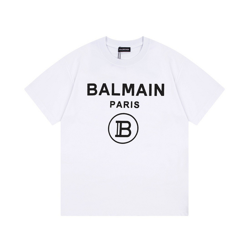 Wholesale High-quality Brands Casual T shirts B.alenciaga Short Sleeve Crew Neck Designer T-Shirts for sale