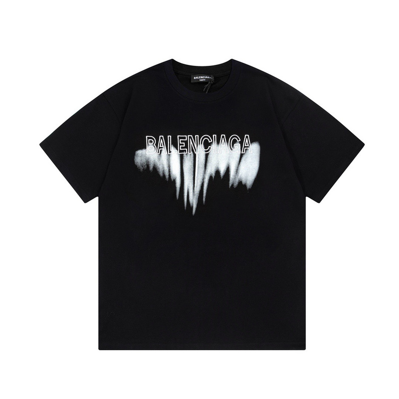 Wholesale High-quality Brands Casual T shirts B.alenciaga Short Sleeve Crew Neck Designer T-Shirts for sale