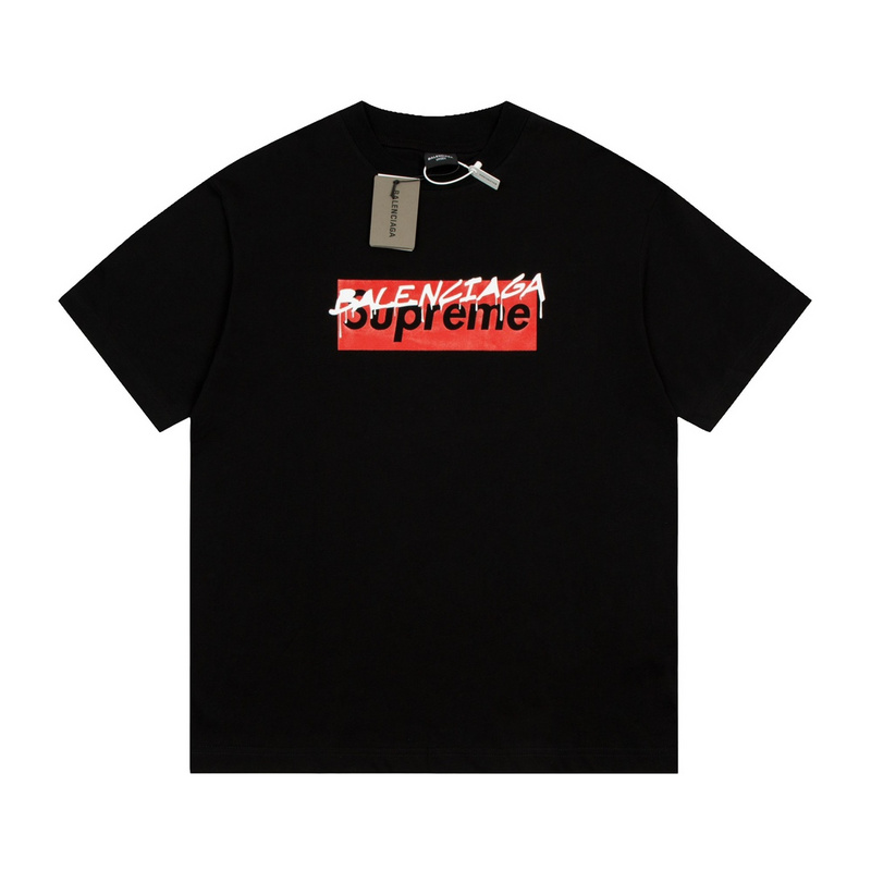 Wholesale High-quality Brands Casual T shirts B.alenciaga Short Sleeve Crew Neck Designer T-Shirts for sale