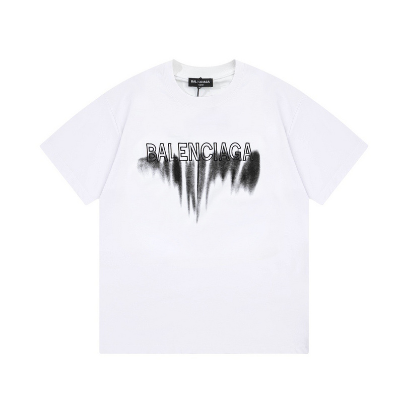 Wholesale High-quality Brands Casual T shirts B.alenciaga Short Sleeve Crew Neck Designer T-Shirts for sale