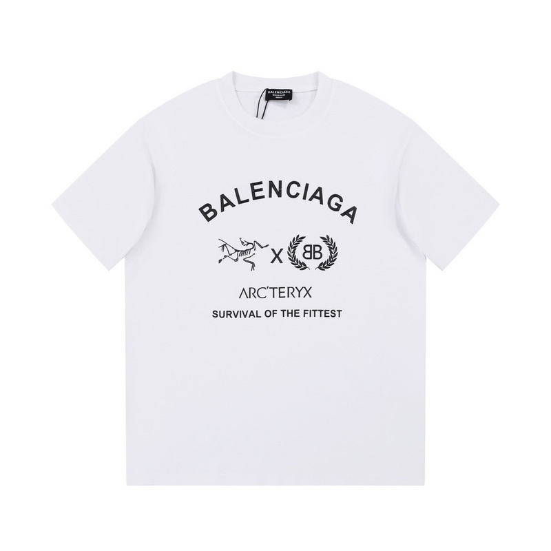 Wholesale High-quality Brands Casual T shirts B.alenciaga Short Sleeve Crew Neck Designer T-Shirts for sale