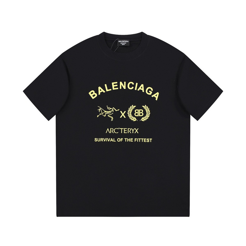 Wholesale High-quality Brands Casual T shirts B.alenciaga Short Sleeve Crew Neck Designer T-Shirts for sale