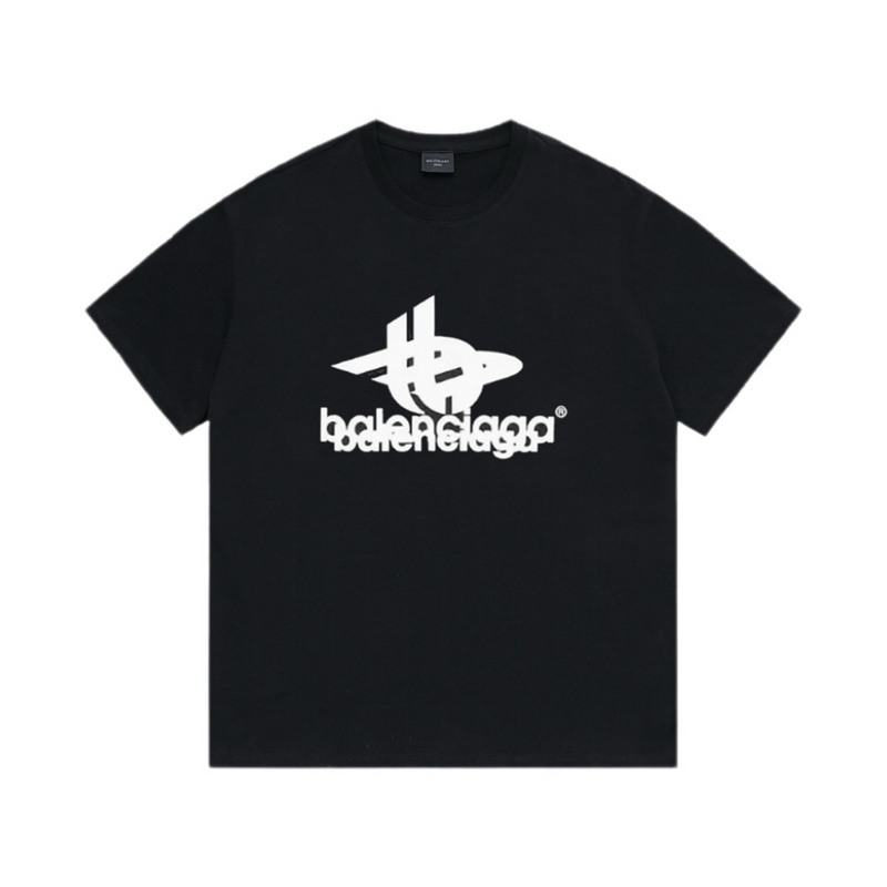 Wholesale High-quality Cheap B.alenciaga Short Sleeve Crew Neck T-Shirts for sale